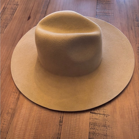 GIGI PIP Emma Wide Brim Fedora Tan Small 57 blemished new! NWT main image 10